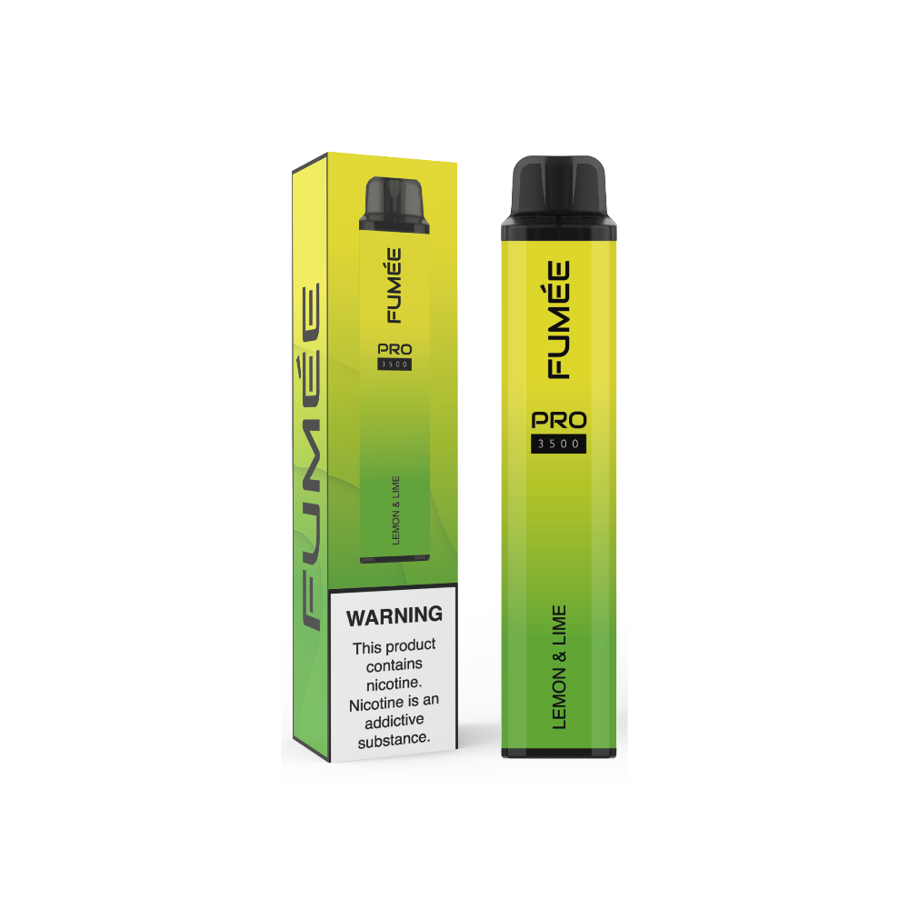 Fumee Pro 3500 Disposable Vape Lemon & Lime Vape Bar Outlet