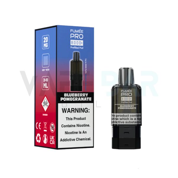 Fumee Pro 8k Refill Blueberry Pomegranate